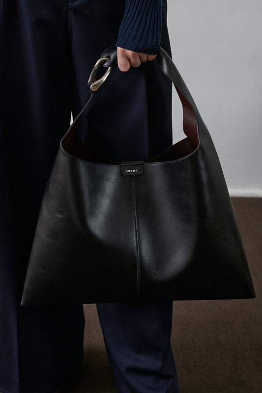 Sac Cosima - Noir - Cuir - Femme