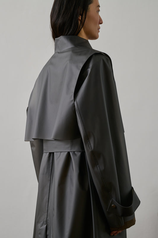 Trench Gaultier - Gris Anthracite - Femme