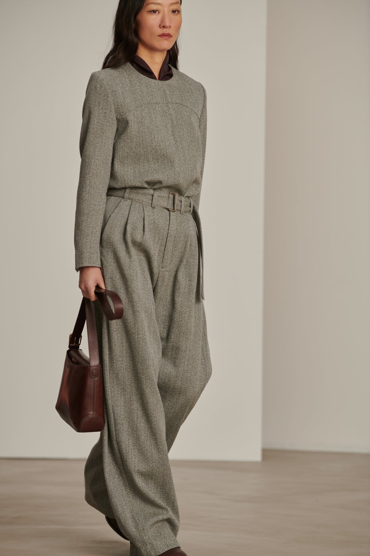 Chemise Clarisse - Gris Chiné - Laine - Femme vue 5