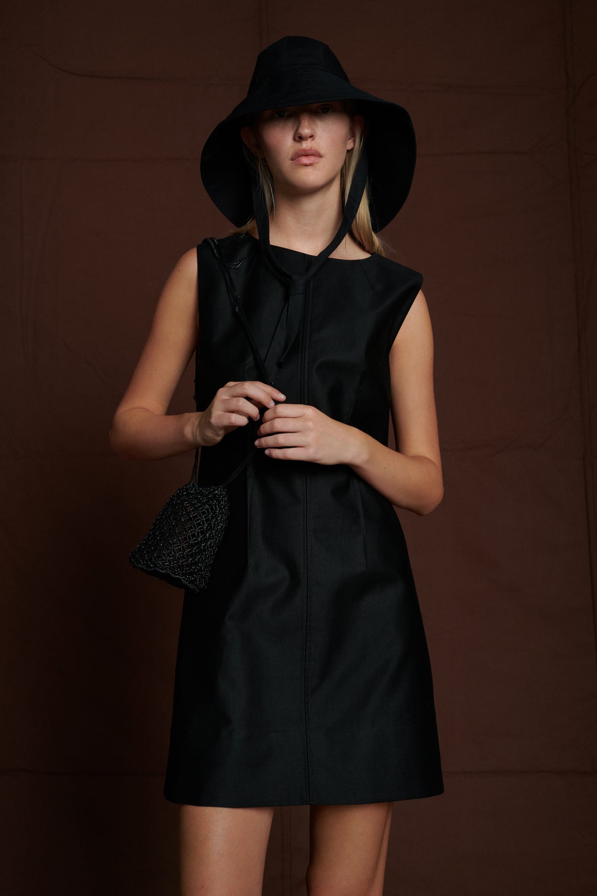 Robe Amandine - Noir - Coton - Femme vue 1