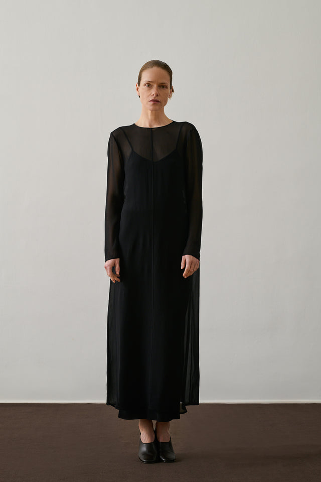 Robe Viktorija - Noir - Viscose - Femme