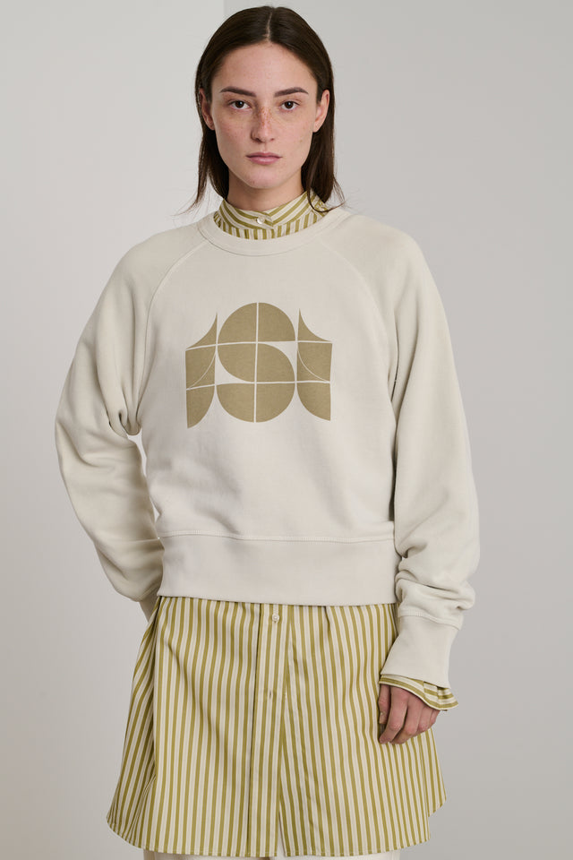 Sweatshirt Apollo - Mastic - Coton - Femme