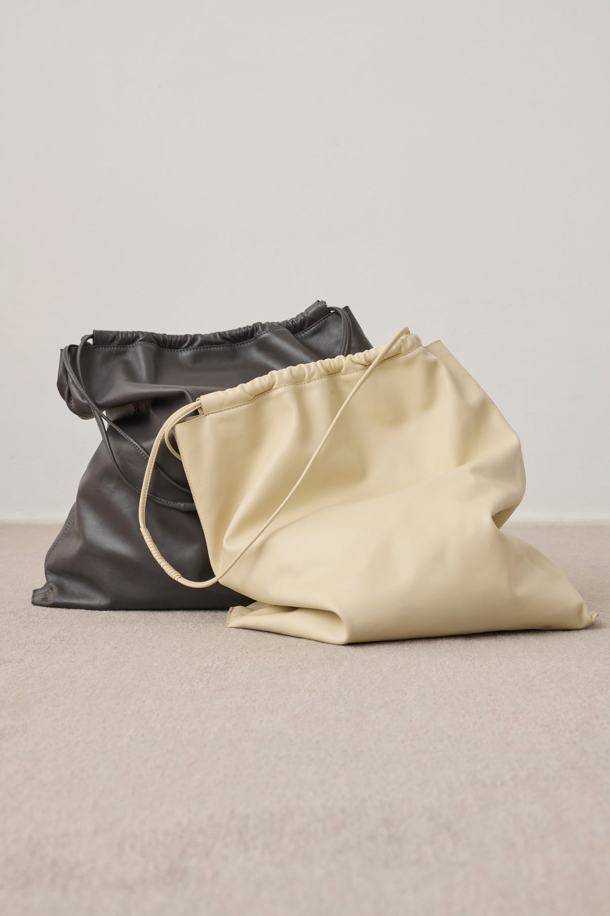 Sac Sia - Gris Anthracite - Cuir - Femme vue 6