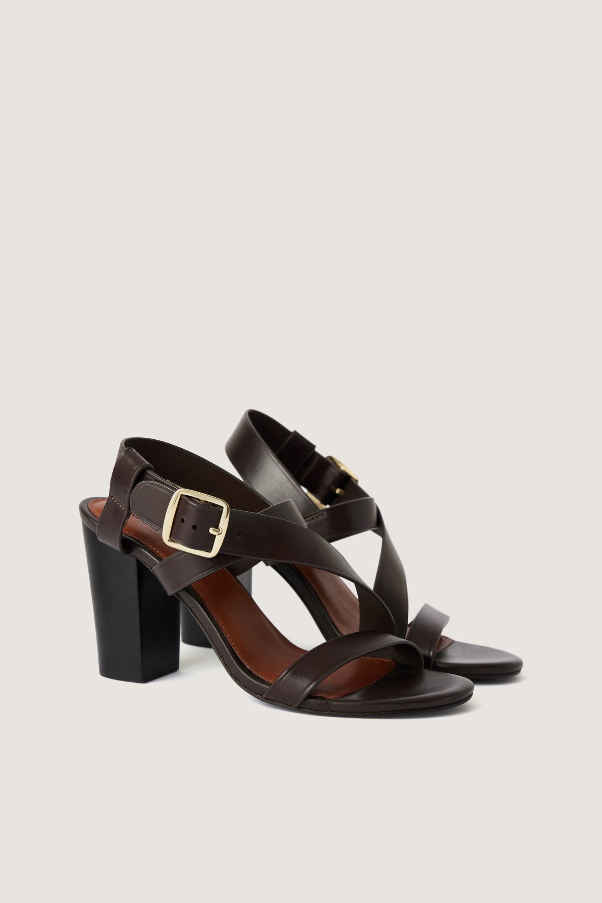 PAOLINA BROWN SANDALS vue 2